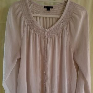 Sheer Button down blouse